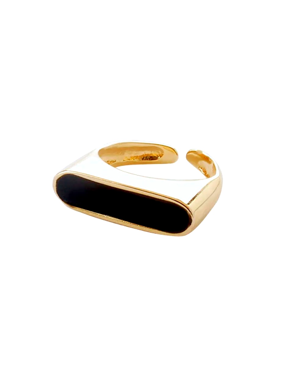 Anillo 18 k zirconia brillante 2