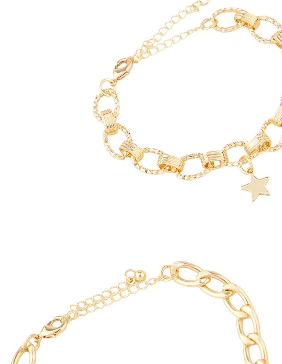 Set de pulsera con acabado pulido 4