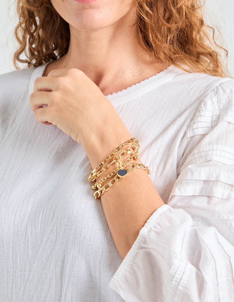 Set de pulsera con acabado pulido 3