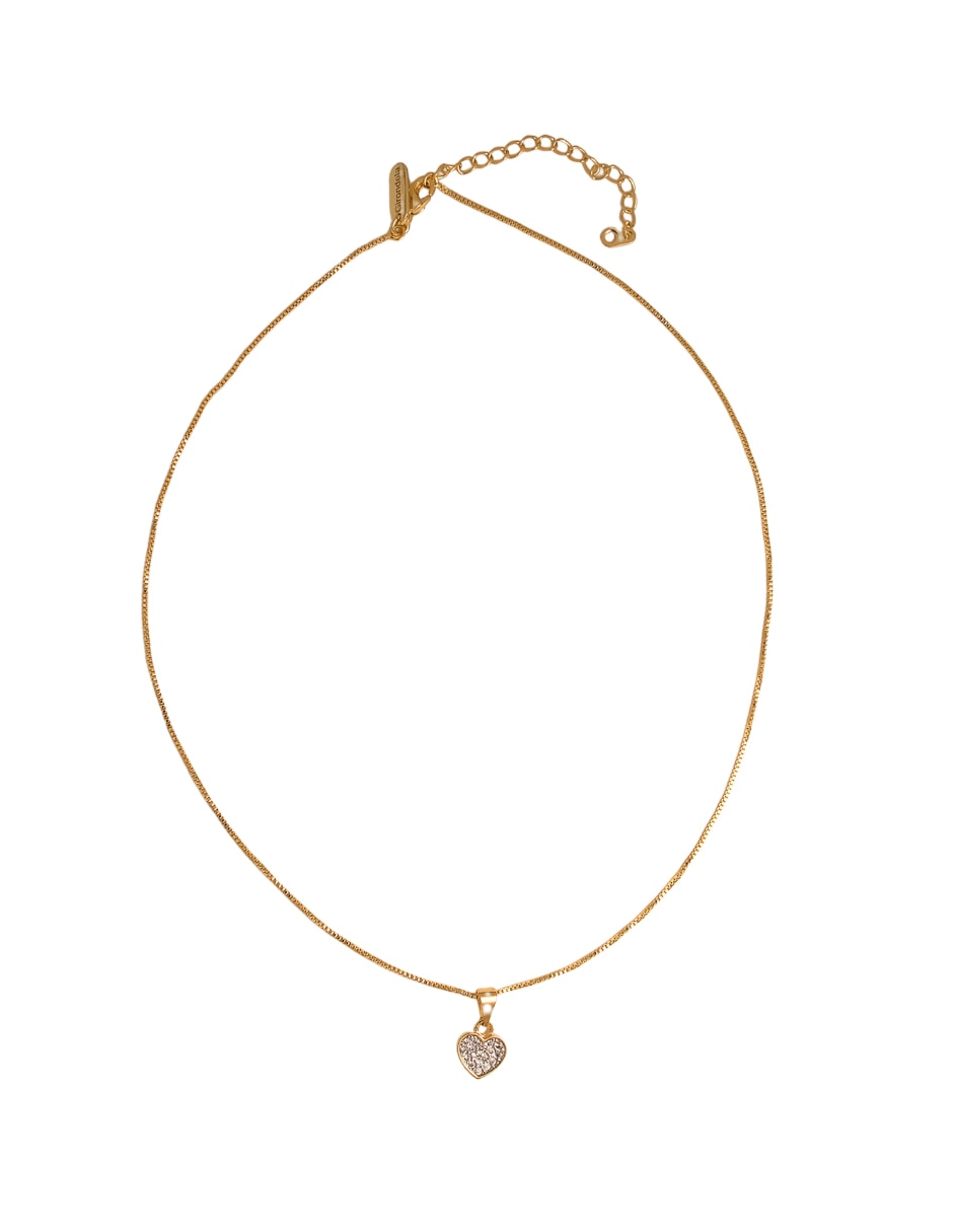 Collar con dije corazón 3