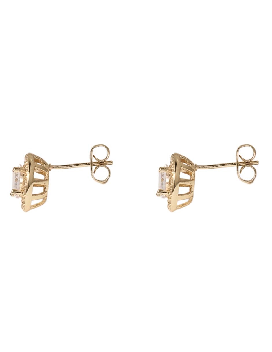 Broqueles con acabado chapa de oro 18K Broqueles con acabado chapa de oro 18K
