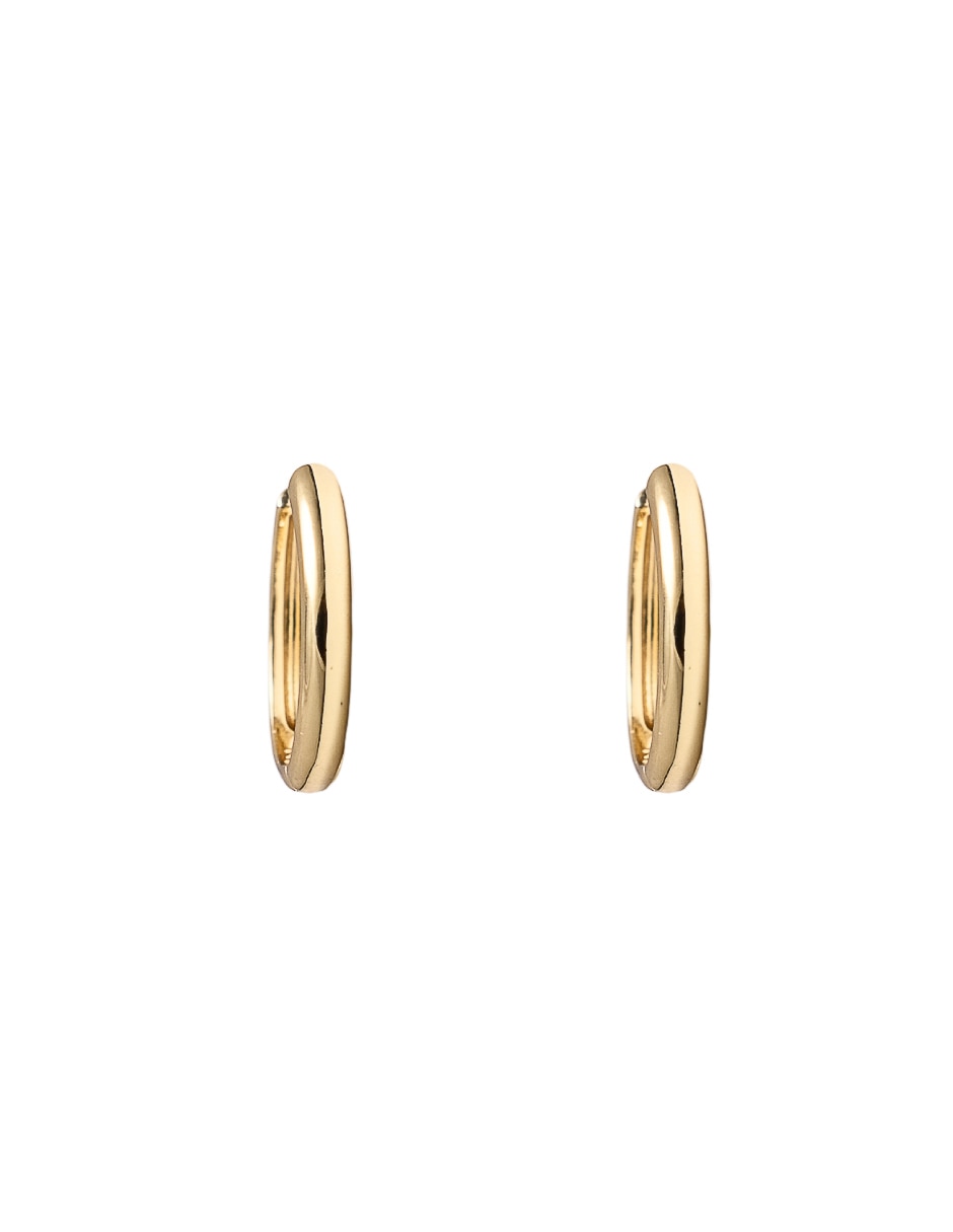 Arracadas con acabado chapa de oro 18 K 3
