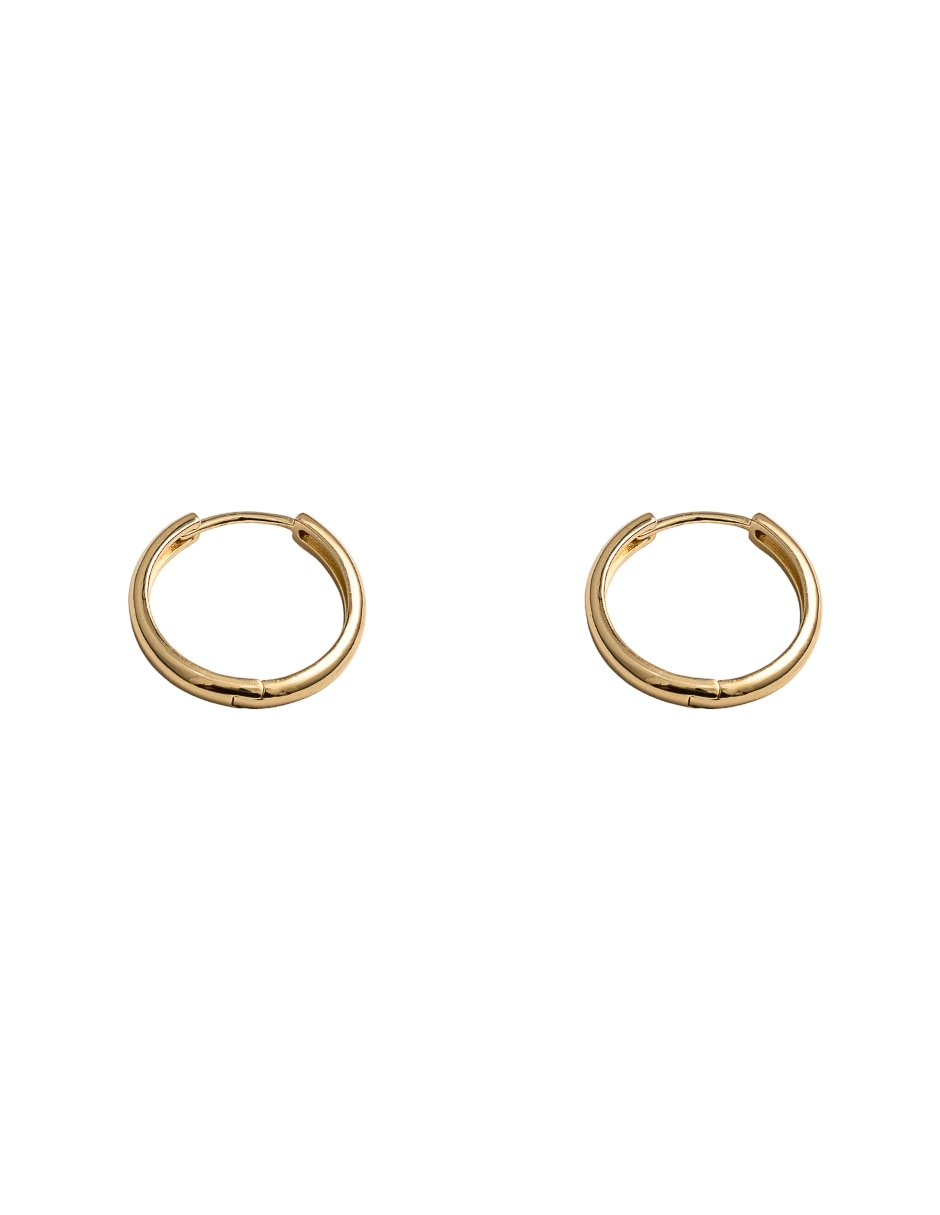 Arracadas con acabado chapa de oro 18 K Arracadas con acabado chapa de oro 18 K