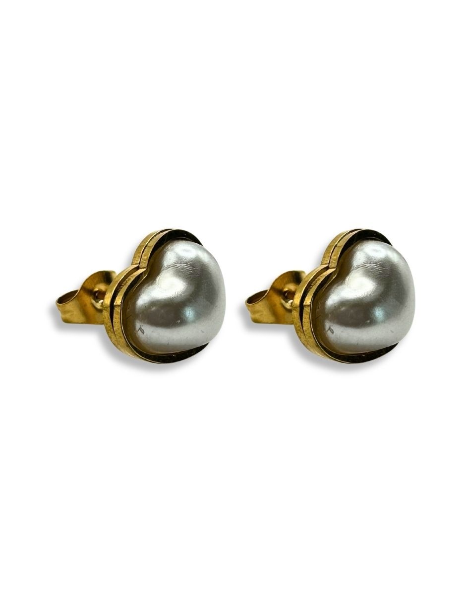 Aretes y collar de corazón 2