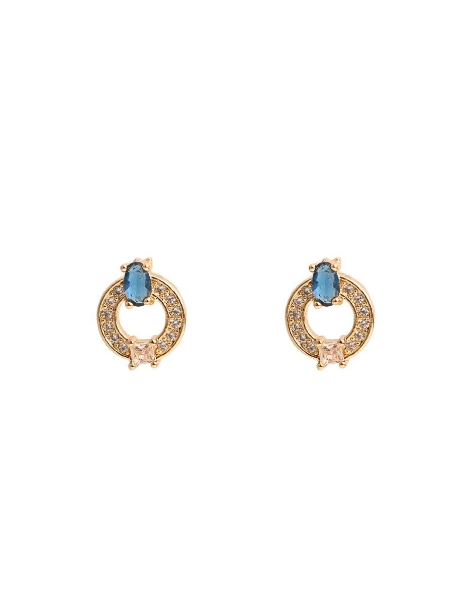 Aretes y collar 18 k 2