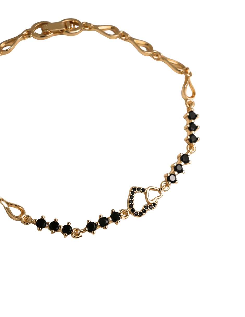 Pulsera 18 k con acabado chapa de oro 3