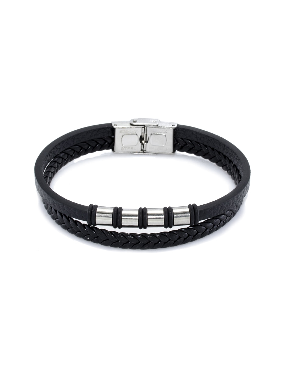 Pulsera de piel acabado pulido Pulsera de piel acabado pulido