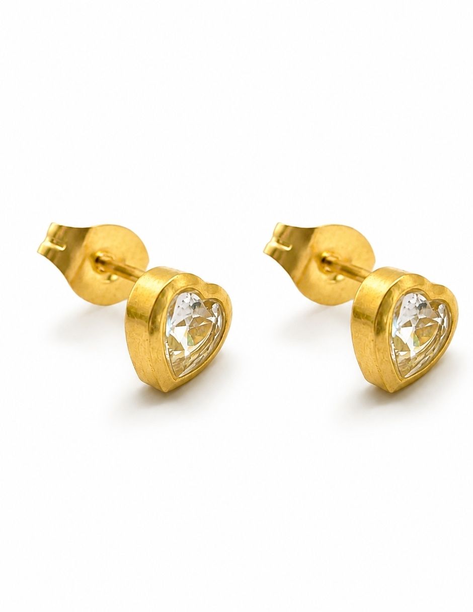 Aretes y collar de corazón Mashala 2
