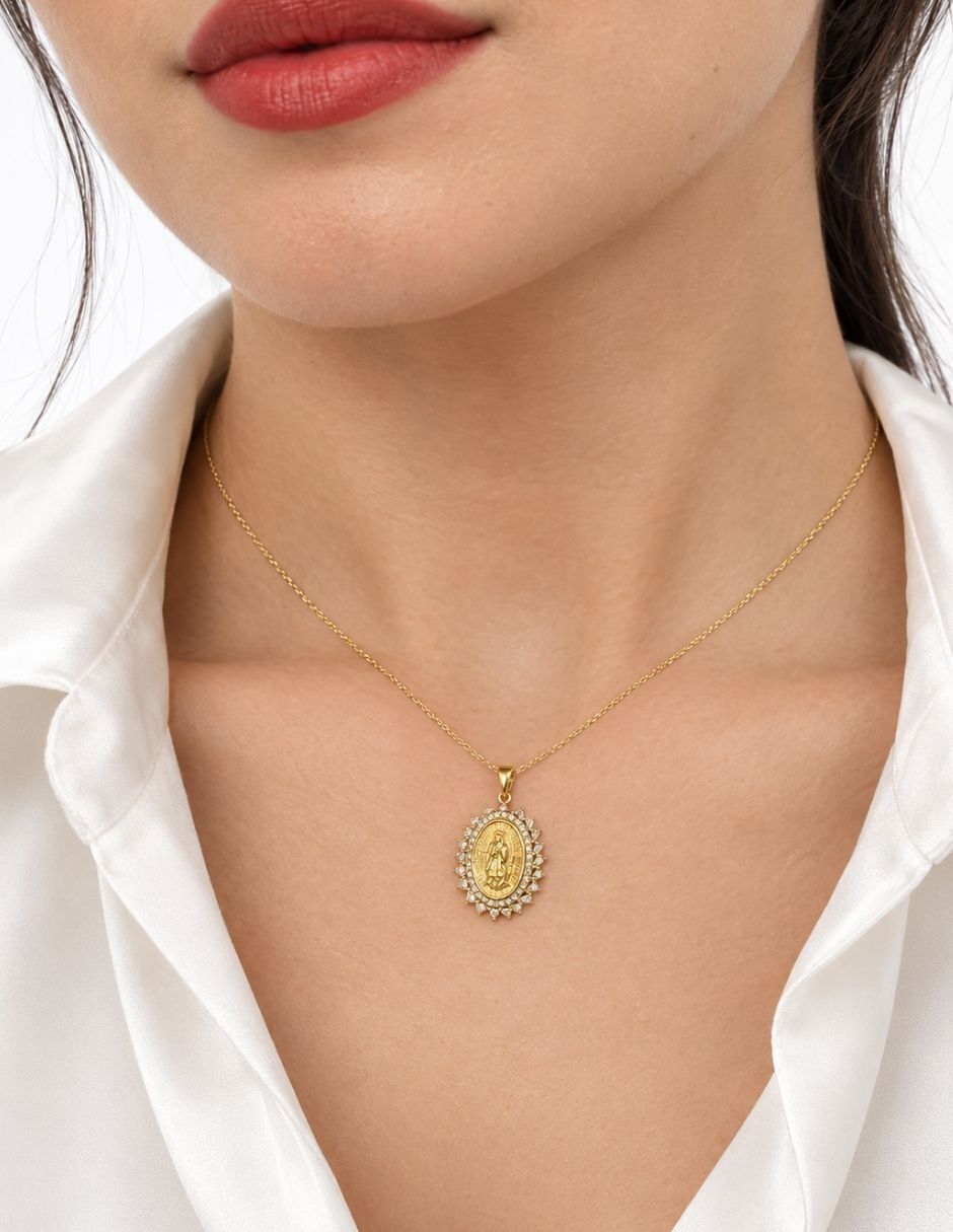 Collar de latón 14 k 3
