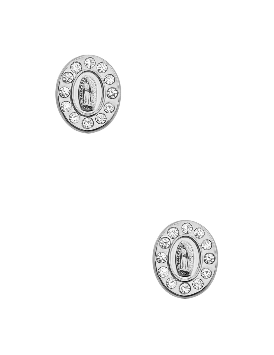 Broqueles de plata p 925 con acabado pulido zirconia Broqueles de plata p 925 con acabado pulido zirconia