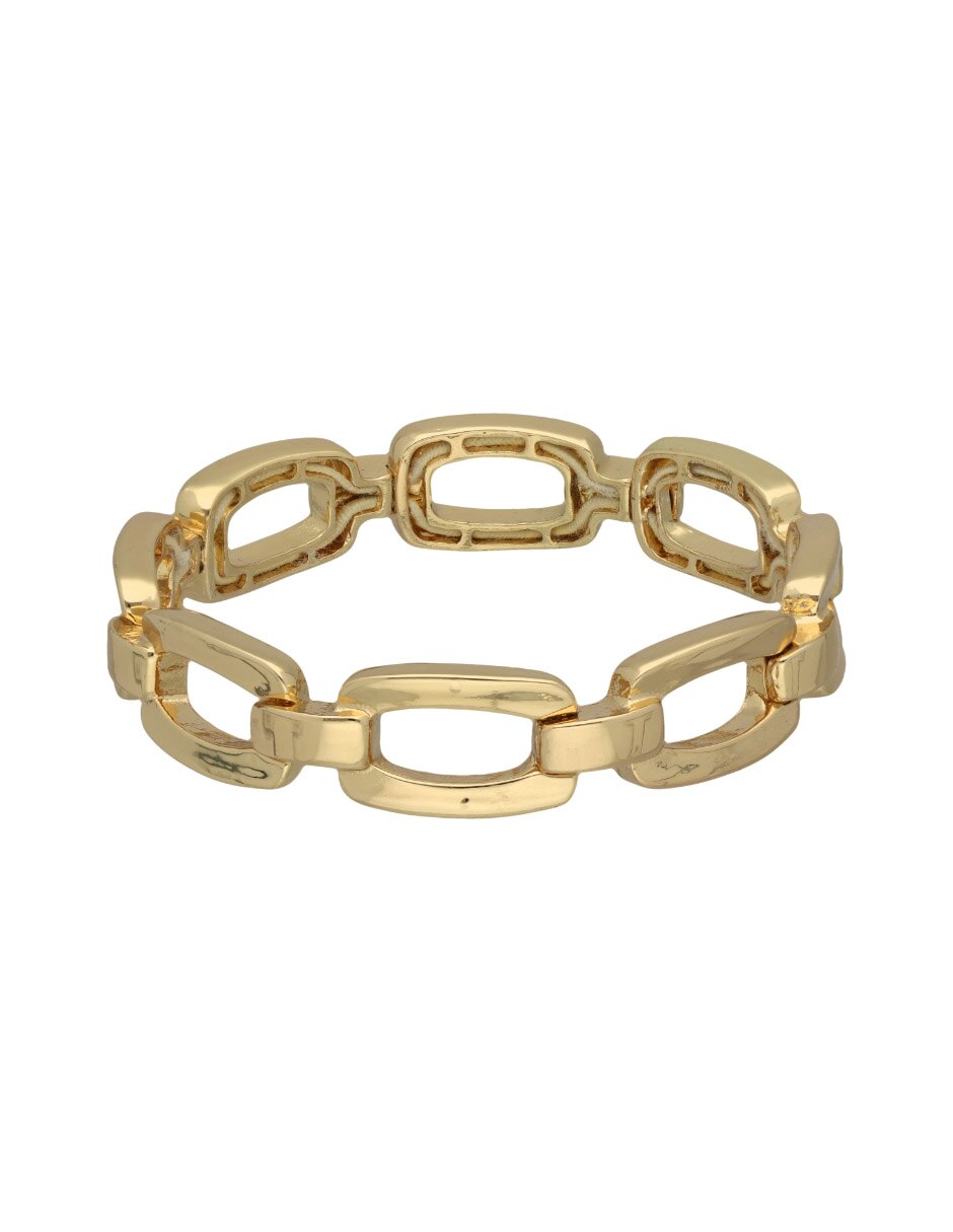 Pulsera Tailored Gold acabado brillante