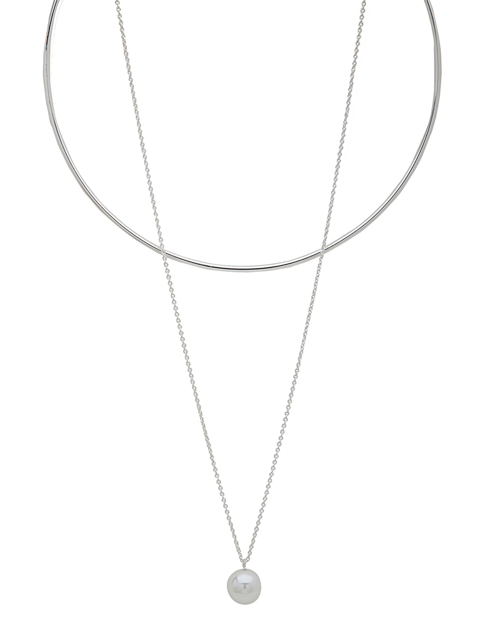 Collar parisian pearl de acero