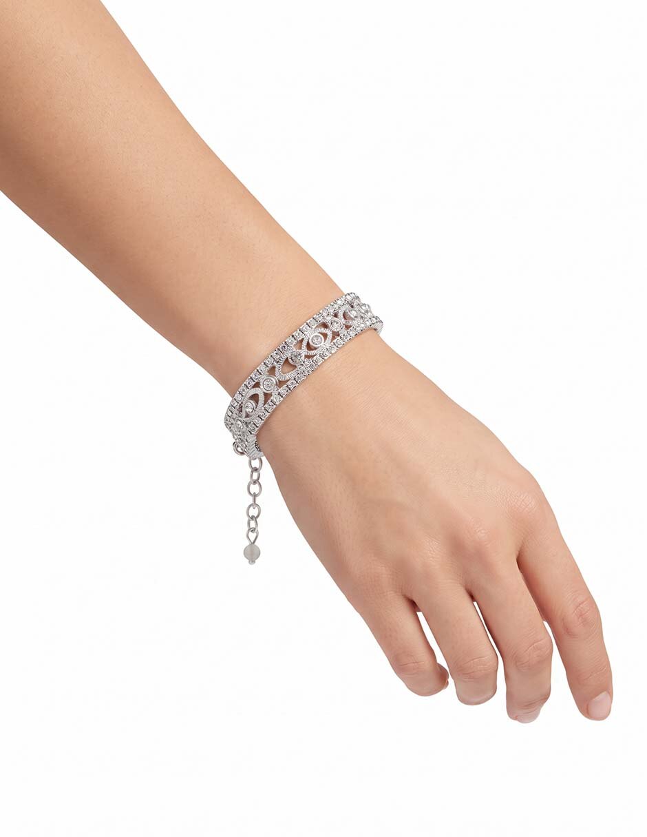 Pulsera con cristal basic social 3