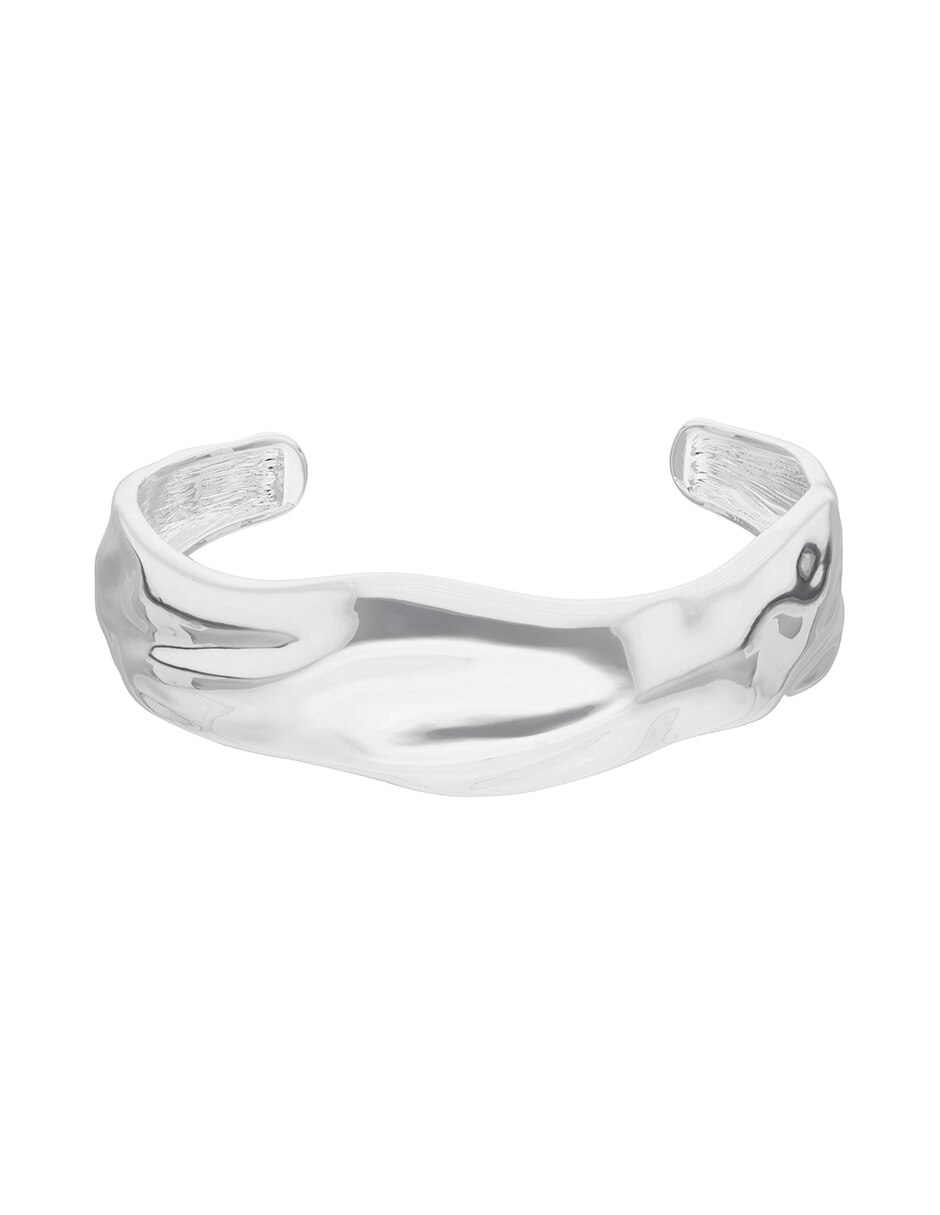 Pulsera silver molten metal